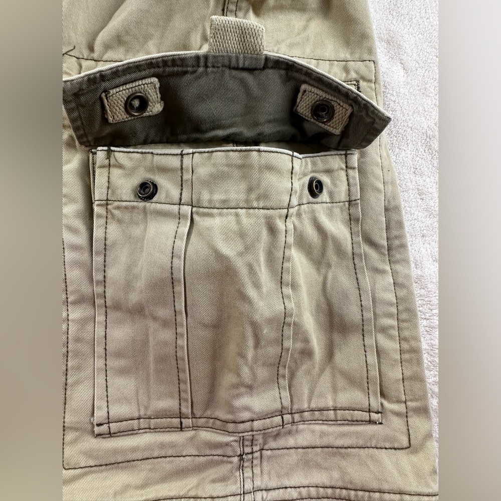 Oldβ Navy Menβs Cargo Convertible Pants Khaki Beige 36x30 Zip-Off Hiking Outdoor - Picture 5 of 14